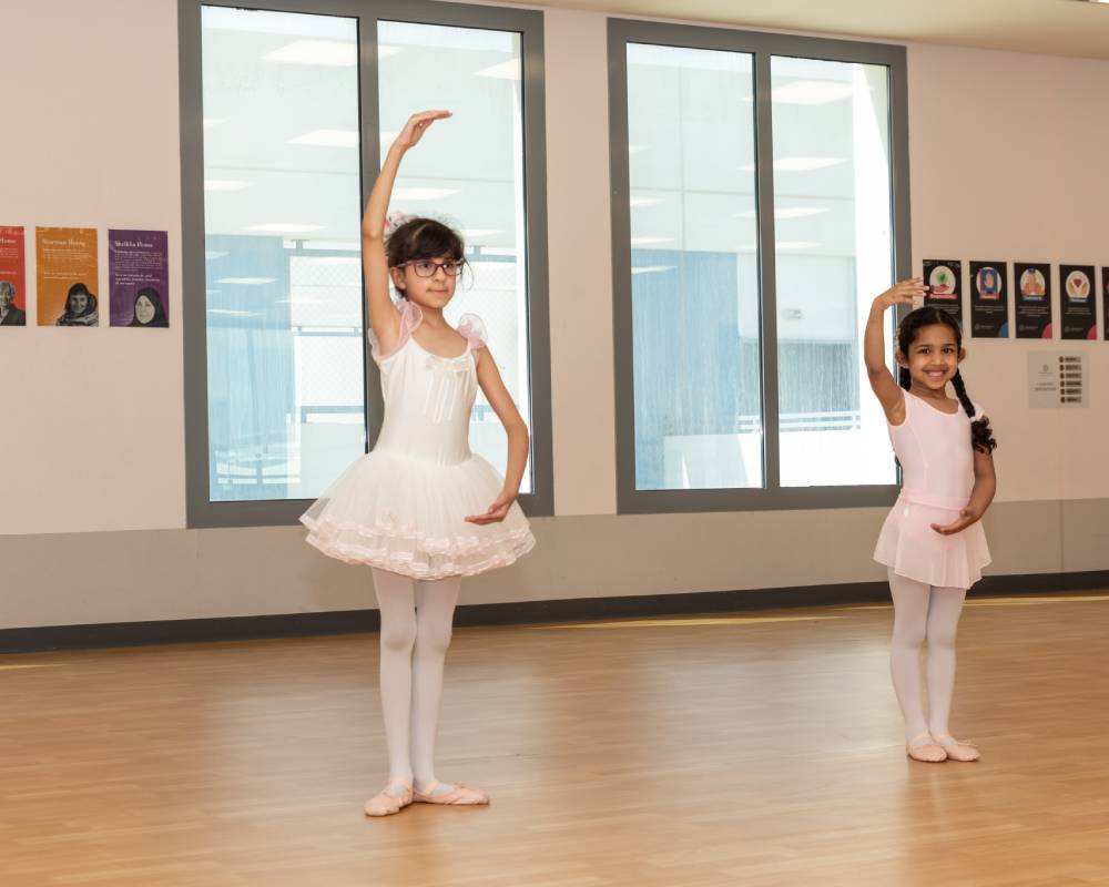 Dance classes in the prep schools at Sherborne Qatar.