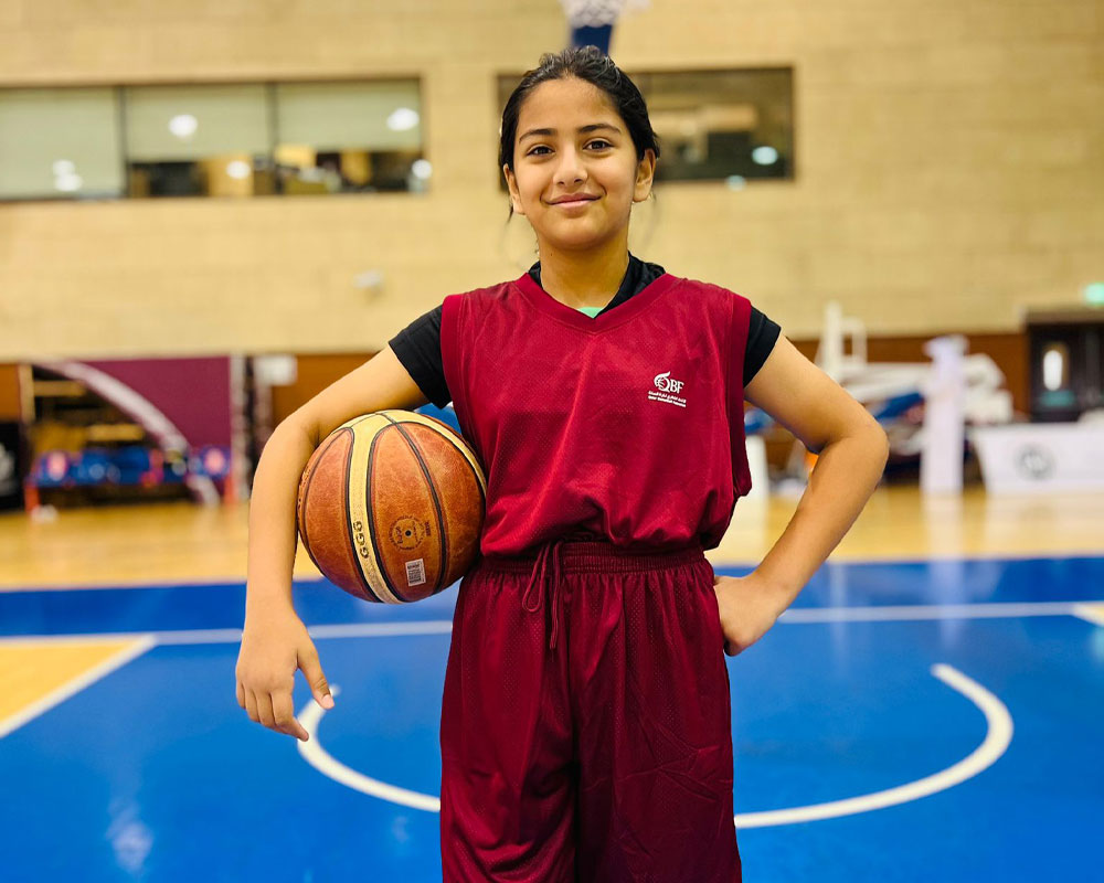 Girls basketball at Sherborne Qatar