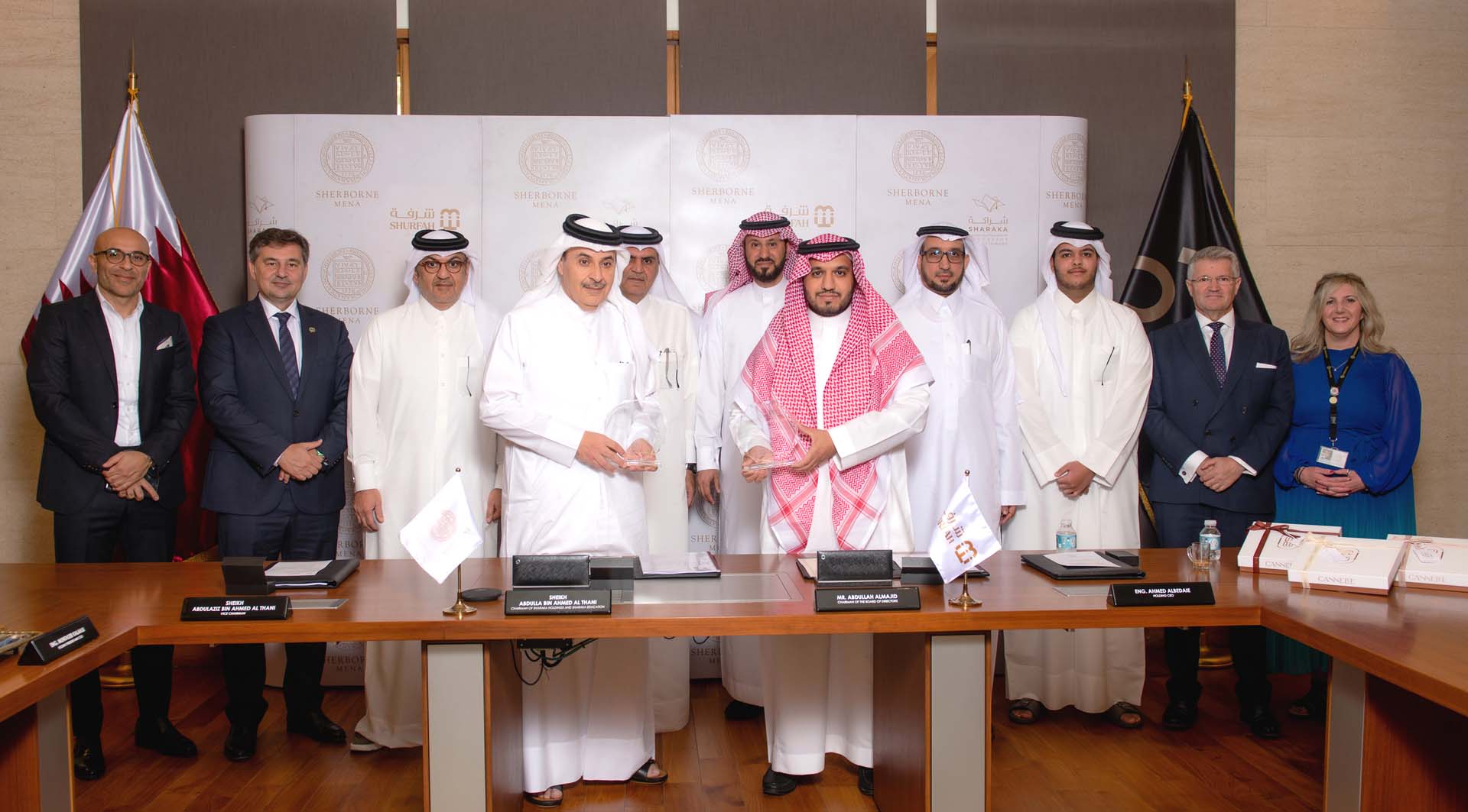 Sharaka Education and Shurfah Holding Company sign historic agreement