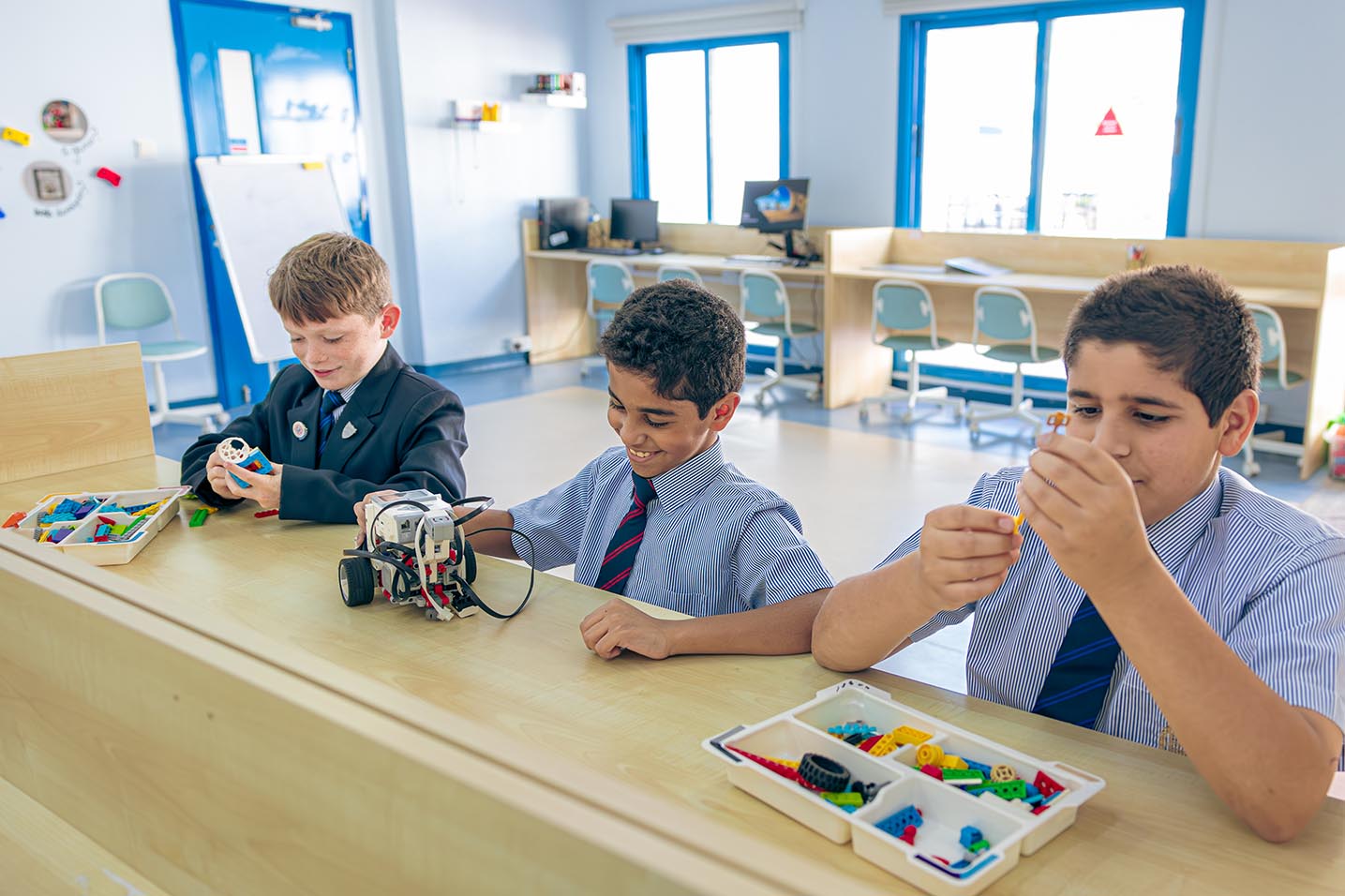 Boys' STEM school in Qatar.