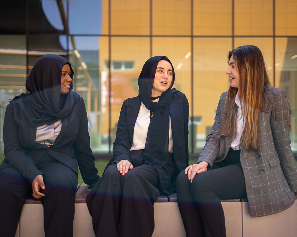 Senior school pupils at Sherborne Qatar.