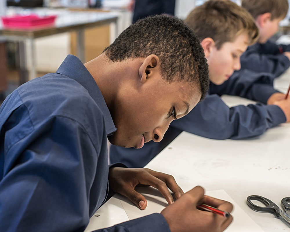 Pupil studying at Sherborne UK.